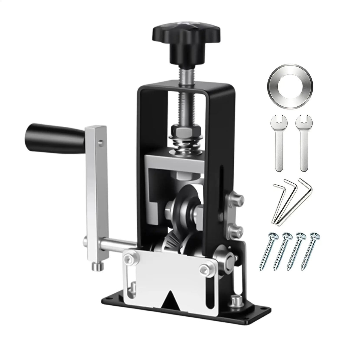 Wire Stripping Machine Manual Adjustable Hand Crank Tool Electrical Zpaxo