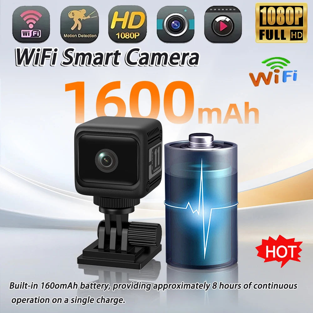 1080P HD Wifi Mini Camera Long-lasting Battery Life Smart Home Zpaxo Default Title