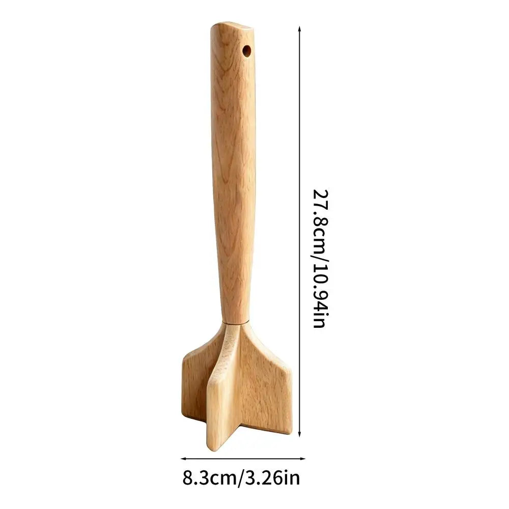 Meat Masher Portable Wooden Manual Tenderizer Smasher Ground Beef Zpaxo China Mainland A
