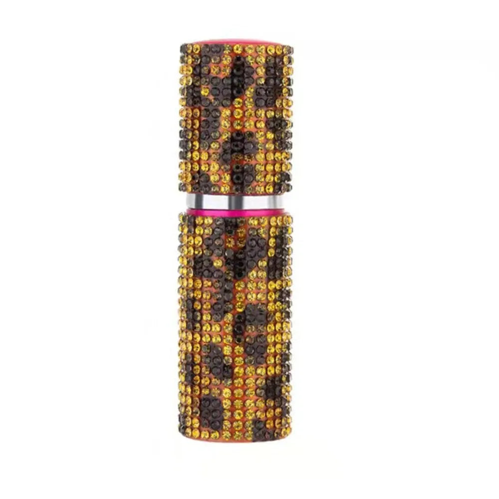 Fine Mist Perfume Refill Bottle Sub-Bottling Atomizer Perfume Spray Bottle Diamond-Encrusted Mini Refillable Sprayer Outdoor Zpaxo yellow