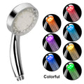 Ultra-quiet 3 Colors Temperature Sensor Rainfall Spray 7 Gradual Zpaxo 7 color circle