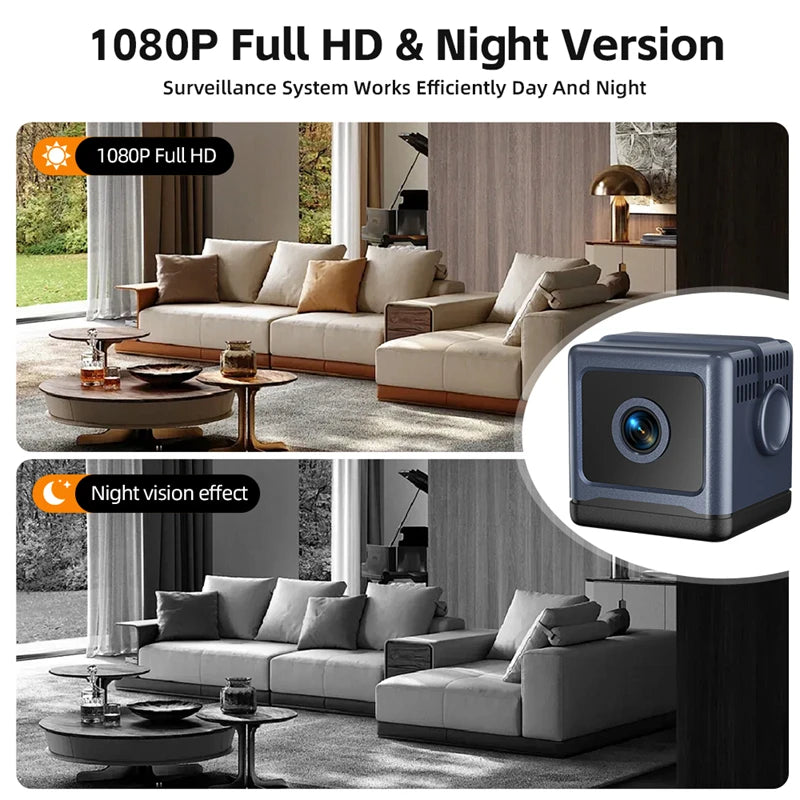 Mini Battery-powered Camera Wireless Connection Monitoring Movement Zpaxo