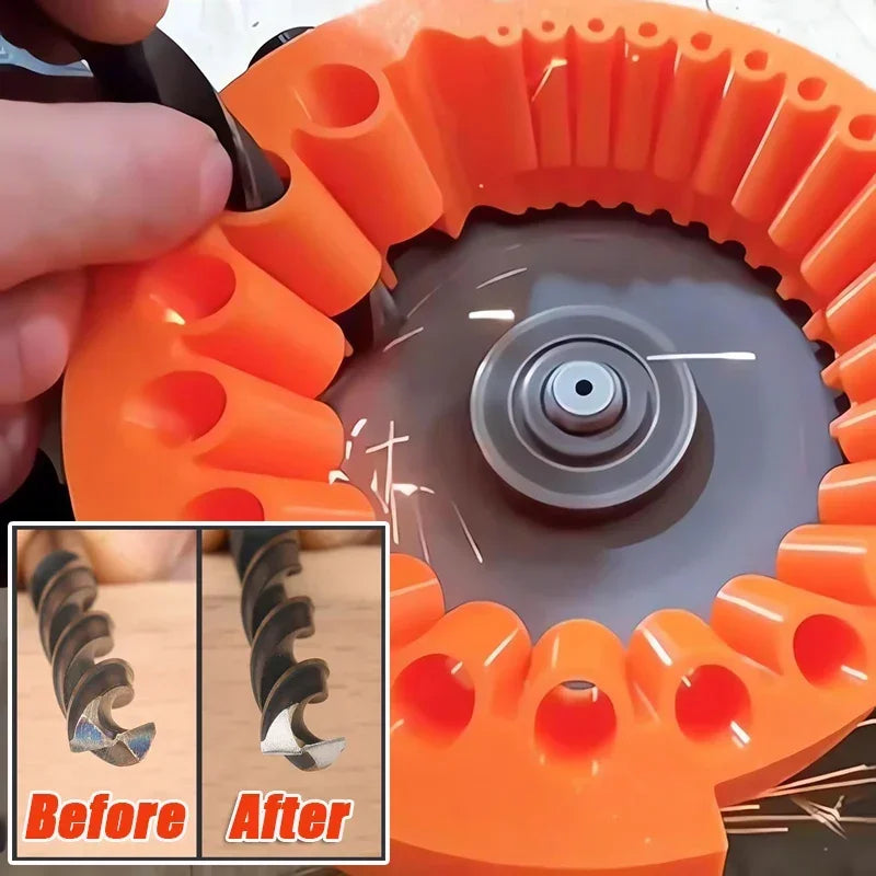 Upgrade 118 Degree Angle Grinder Drill Bit Sharpener Power Grinding Zpaxo