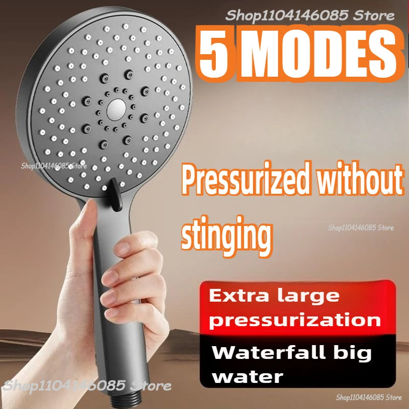 Bathroom Sprayer Shower Head Water Saving Handheld Rain Shower Head Adjustable 5 Modes Shower Bath Head Bathroom Accessories Zpaxo