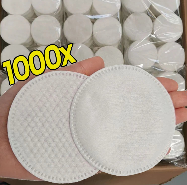 Disposable Soft Circular Makeup Remover Pads Doubles Sided Breathable Zpaxo