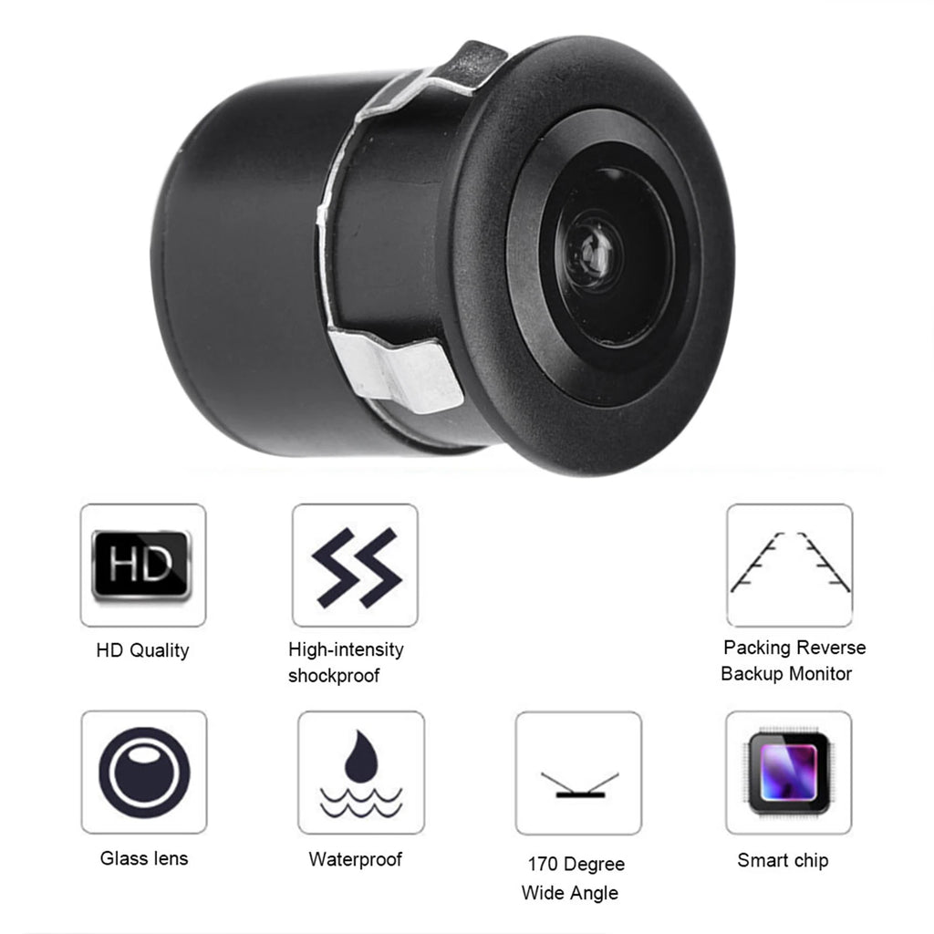 170 Wide Angle CCD Wired Waterproof Mini CCTV Camera PAL NTSC Car Zpaxo
