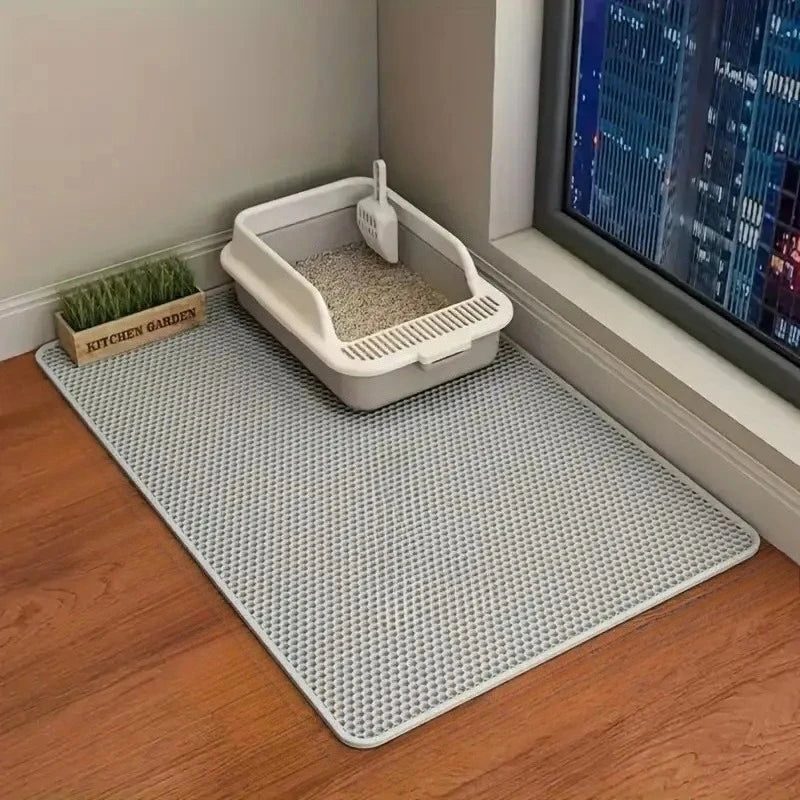 Extra Large Double-layer Leak-proof Litter Mat Box Filter Prevent Pet Zpaxo