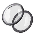 Lens Guards X4 Protector Tempered Glass Front Back Camera Cap Zpaxo as show