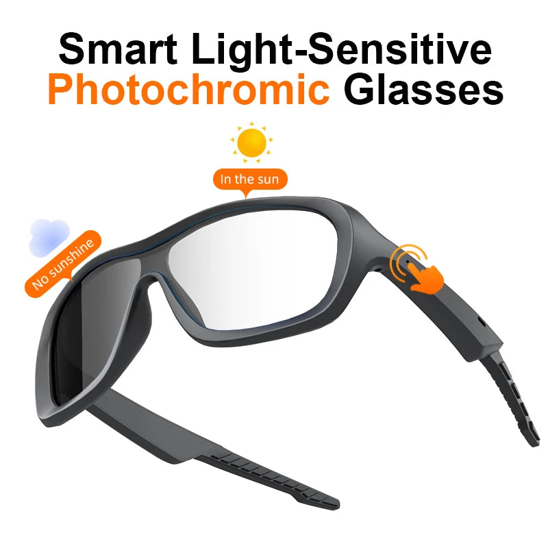 2026 Smart Glasses HD Photo Video AI Record Translation Touch Photochromic Lenses Bluetooth Call Music Multifunction Glasses Zpaxo Color Change