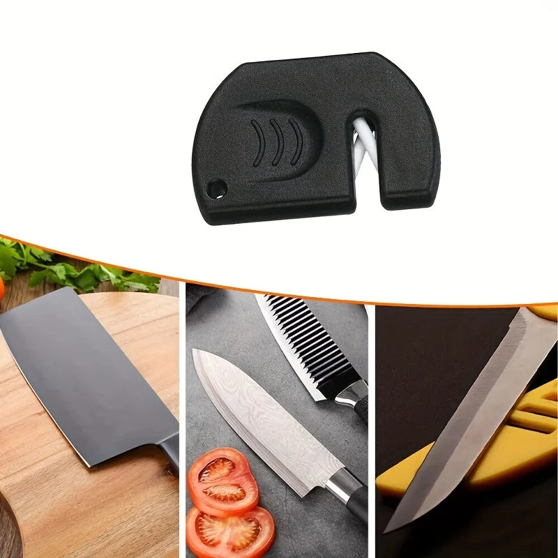 Pocket Ceramic Sharpener Keychain Knife Sharpening Tool Portable Zpaxo