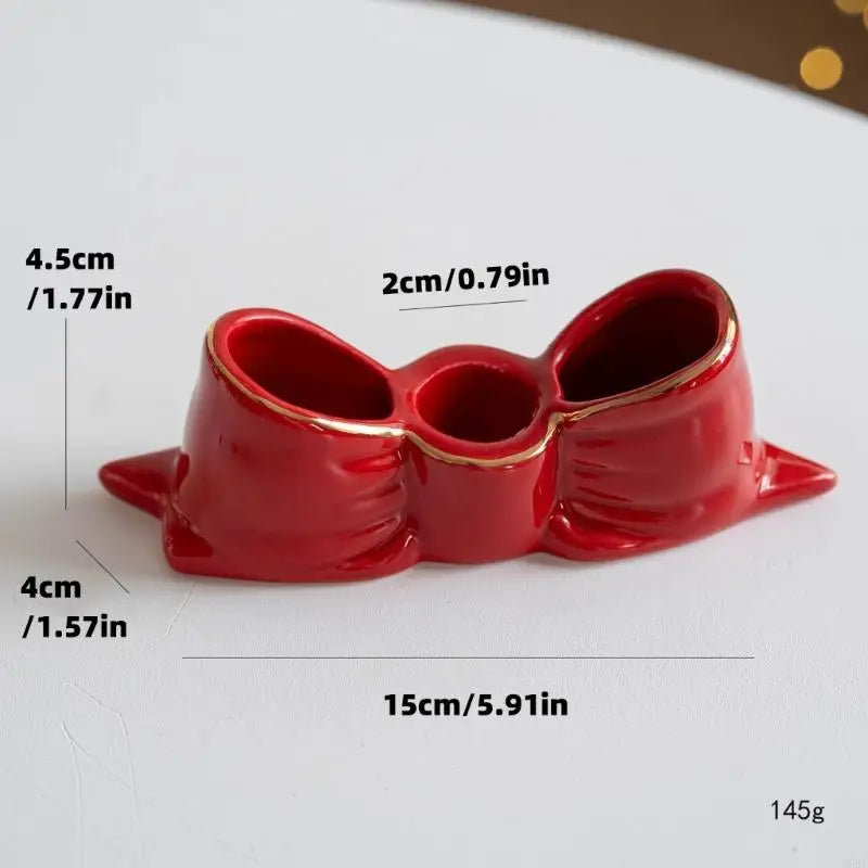 Festival Ceramic Christmas Tree Ornament Elegant Dining Table Zpaxo