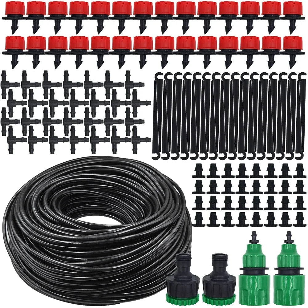 Micro Drip Irrigation System Portable 20M Automatic Watering Zpaxo