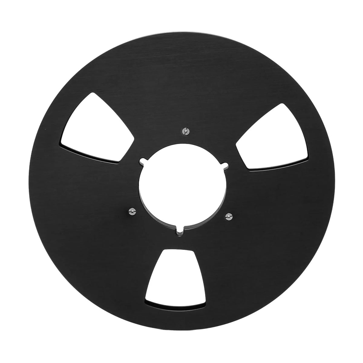 Sound Tape Empty Reel 3 Hole Strength Aluminum Alloy 1 4 Player Zpaxo black