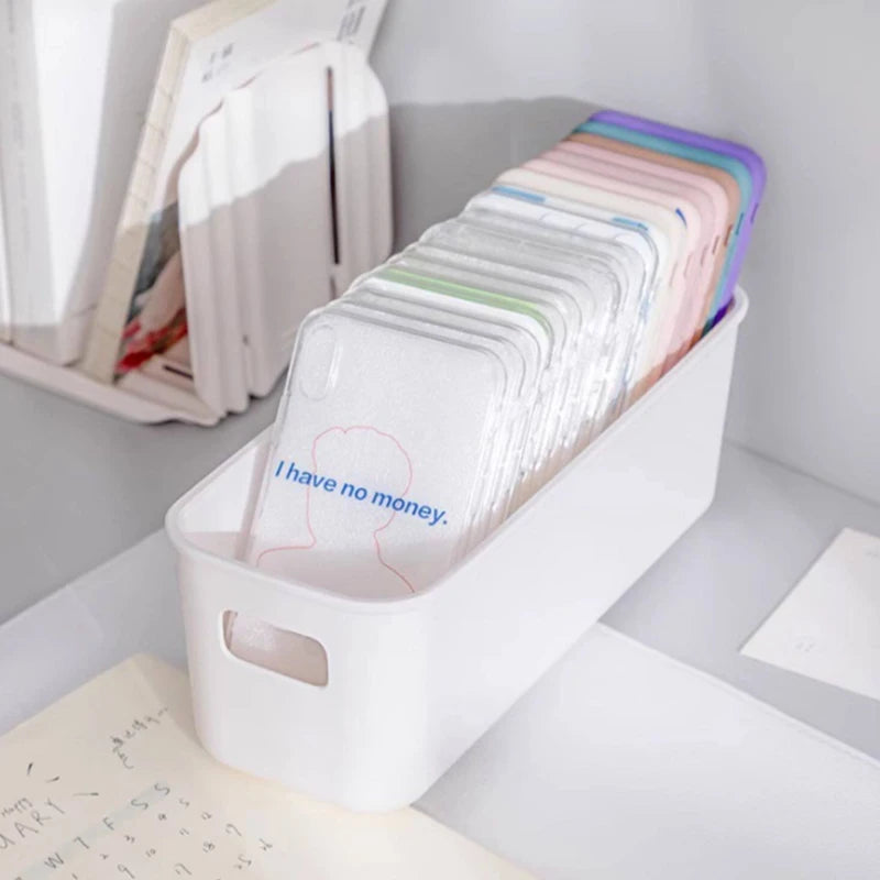 Thickened Rectangular Storage Box Cosmetics Socks Cards Snacks Phone Zpaxo