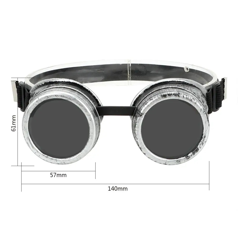 Retro Sun Glasses Windproof Steampunk Welding Punk Gothic Sunglasses Zpaxo