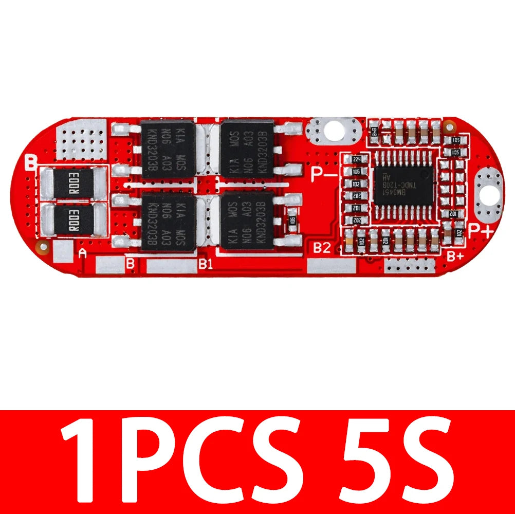 Bms 1s 2s 10a 3s 4s 5s 25a 18650 Li-ion Lipo Lithium Battery Zpaxo 1PCS 5s