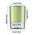 Self Watering Pots Double-layer Flower Container Clear Base Round Zpaxo Green