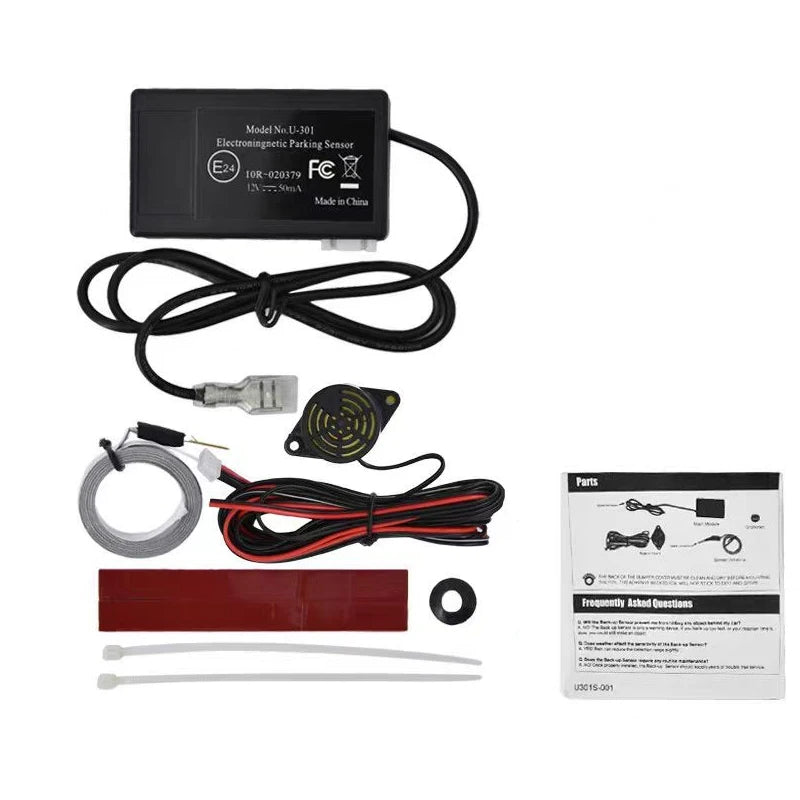 12V Car Reversing Radar Sensor Safety Anti-collision Electromagnetic Zpaxo