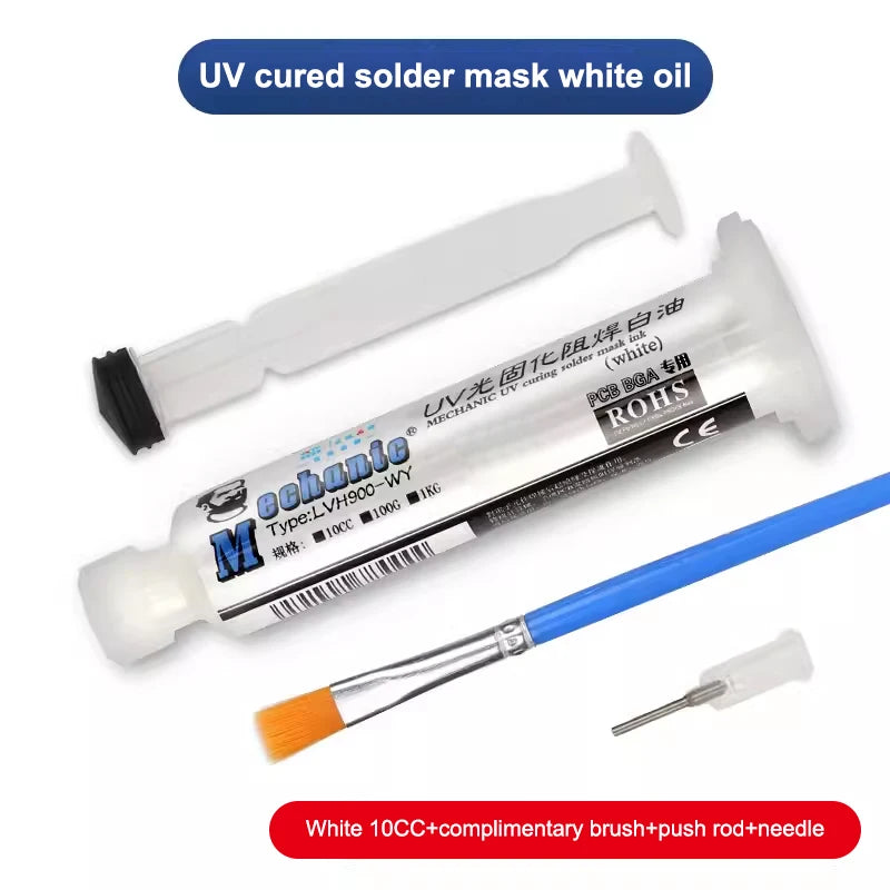 Prevent Corrosive Arcing 6 Colors Oil UV Photosensitive Solder Mask Ink BGA PCB Motherboard Paint Zpaxo A2