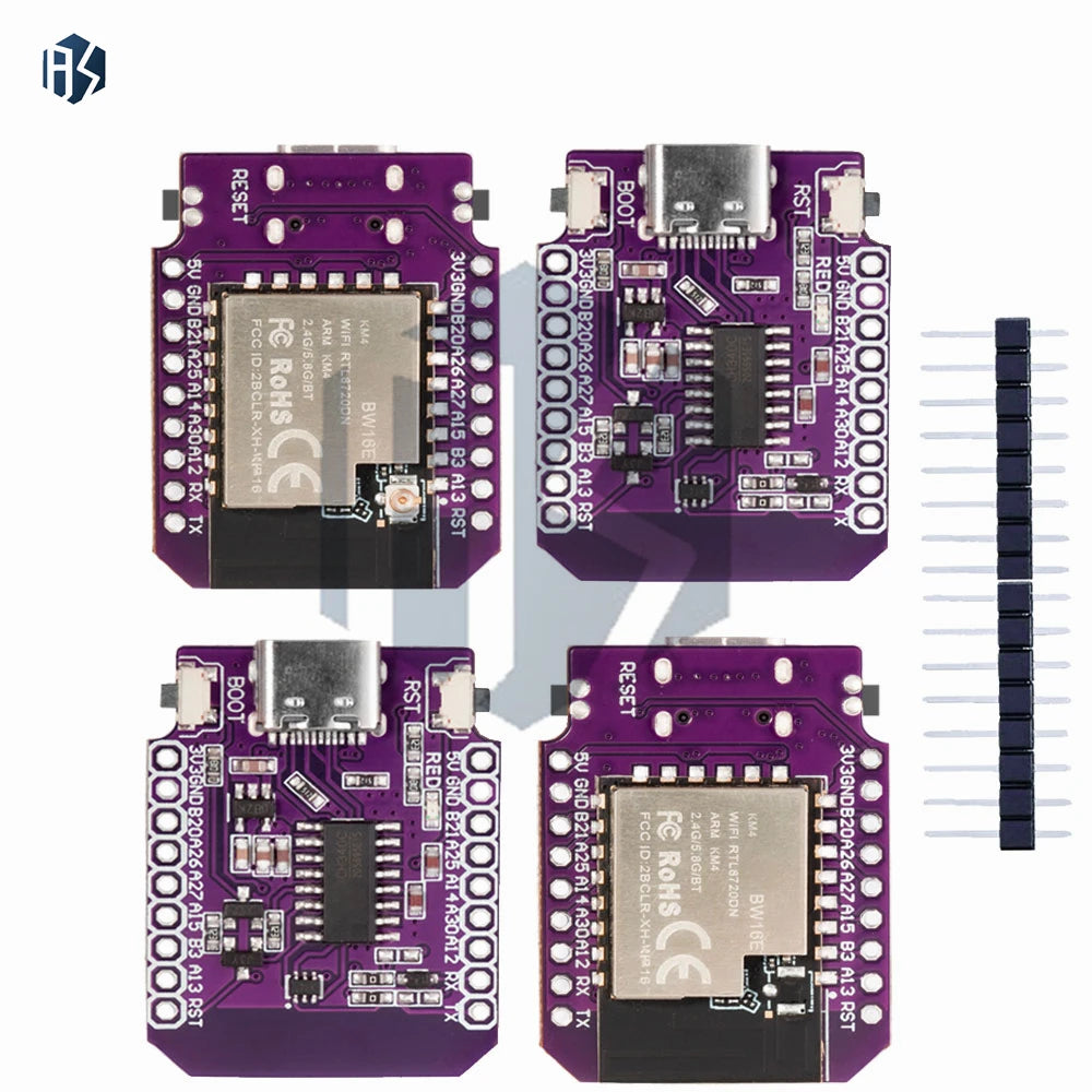 RTL8720DN Dual Band WiFi 5.0 Bluetooth BLE Module MINI BW16 2.4ghz with 5ghz wlanDevelopment Board for arduino Zpaxo