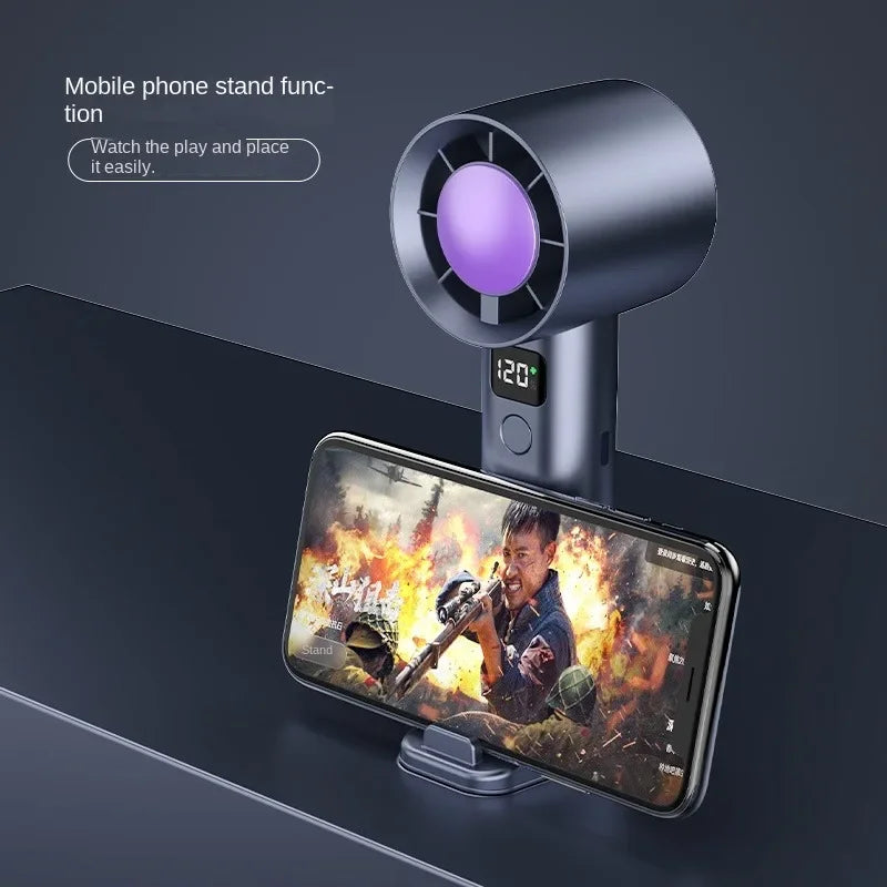 Portable Handheld Turbo Fan Adjustable Mini Personal Battery Operated Zpaxo