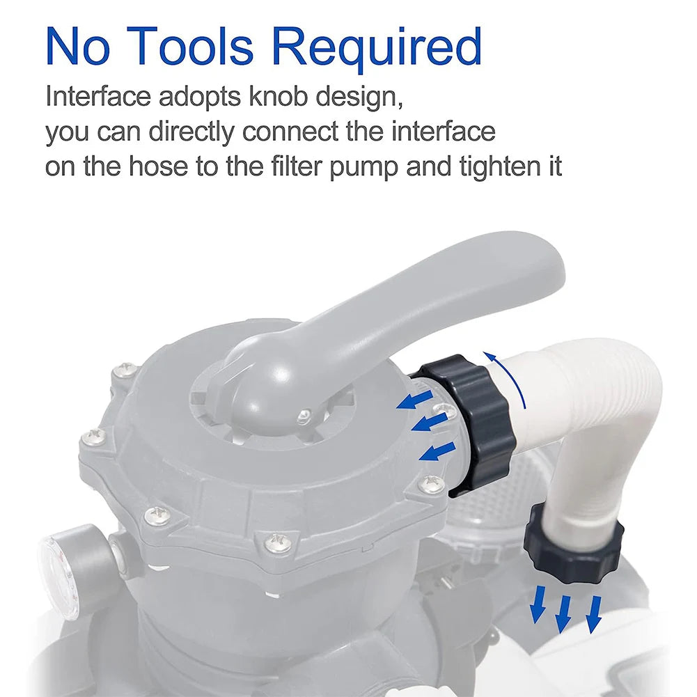 Intex Pool Filter Pump Hose Quick-connect Flexible Pipe Parts Sand Zpaxo