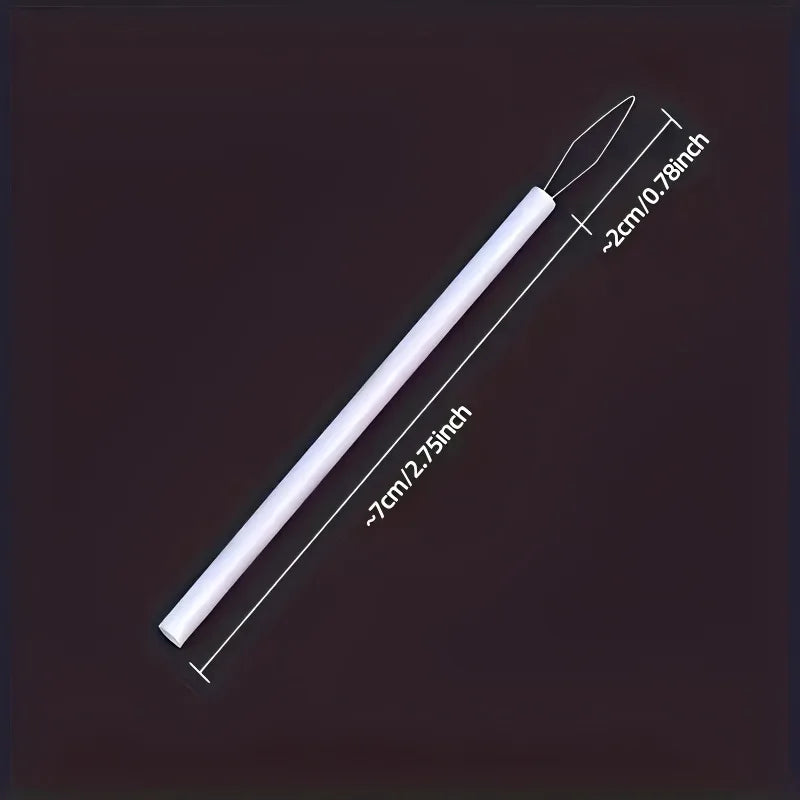 Colorful Plastic Needle Threader Cylindrical Threading Tool Sewing Zpaxo