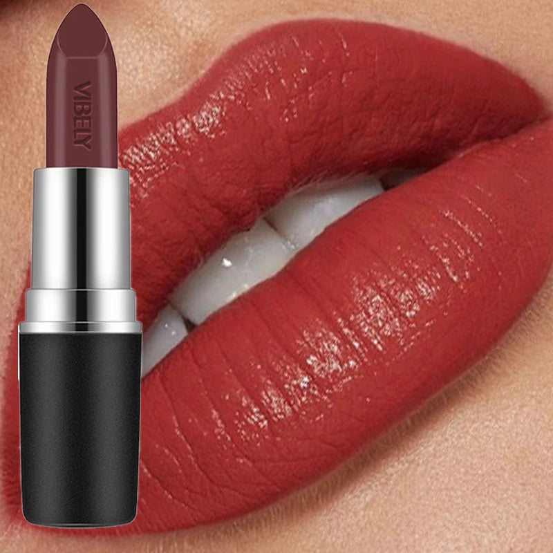Matte Velvet Waterproof Lipstick | 29 Shades, 12H Wear
