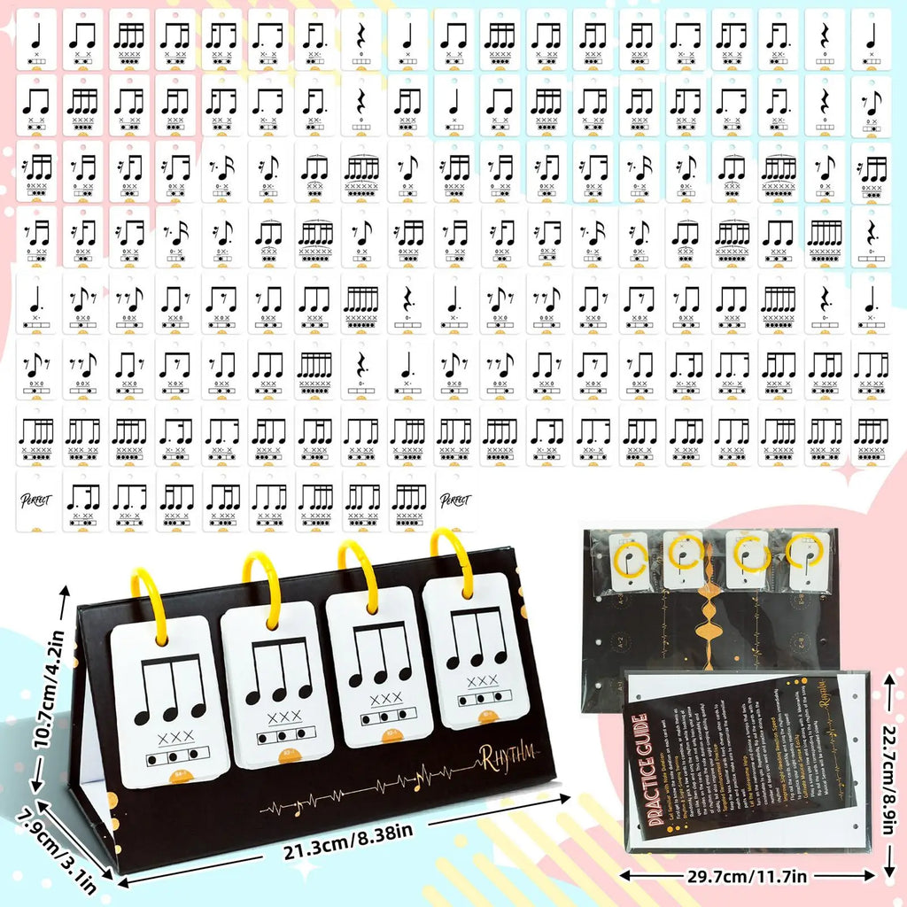 Music Enlightenment Learning Cards Note Instrument Rhythm Cognition Zpaxo