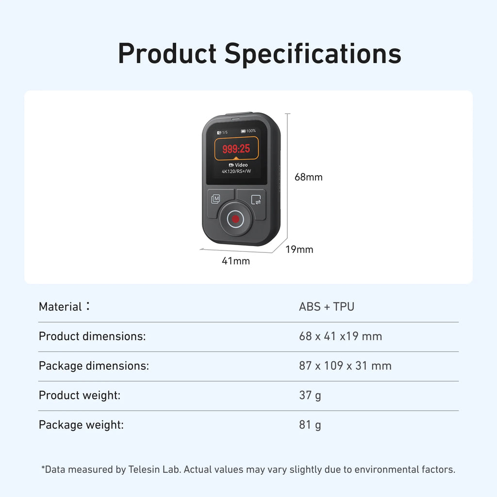60M Small BT Remote Control Wrist Strap Waterproof Sports Camera RC Zpaxo black color