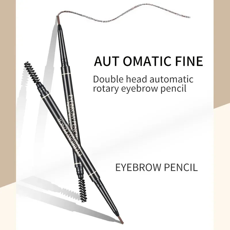 Fine Eyebrow Pencil Double Head Automatic Rotation One Line Zpaxo