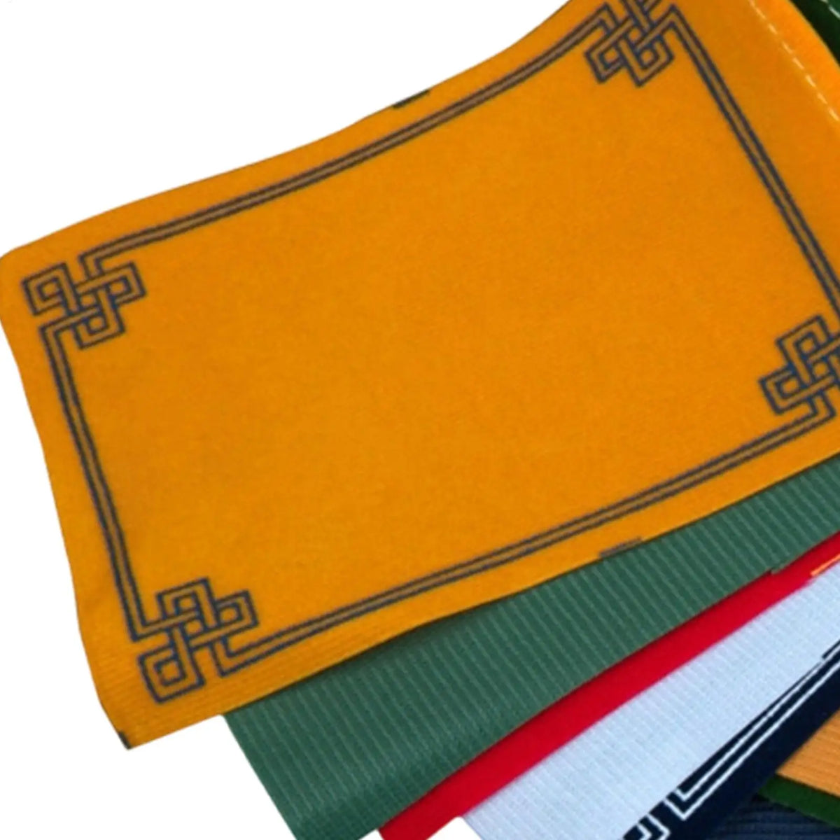 Mini Traditional Tibetan Prayer Flags 5 Element Colors Handmade Wind Zpaxo