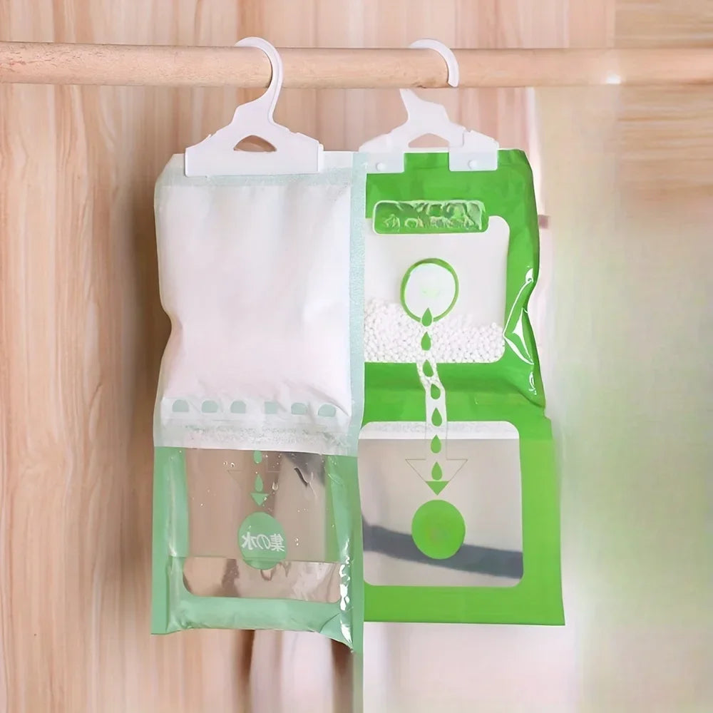 2 Household Hangable Dehumidification Bag Wardrobe Dehumidifier Zpaxo