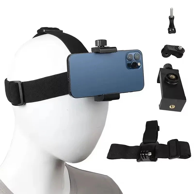 Universal Head Mount Strap Mobile Phone Stand Clip Iphone Smartphone Zpaxo