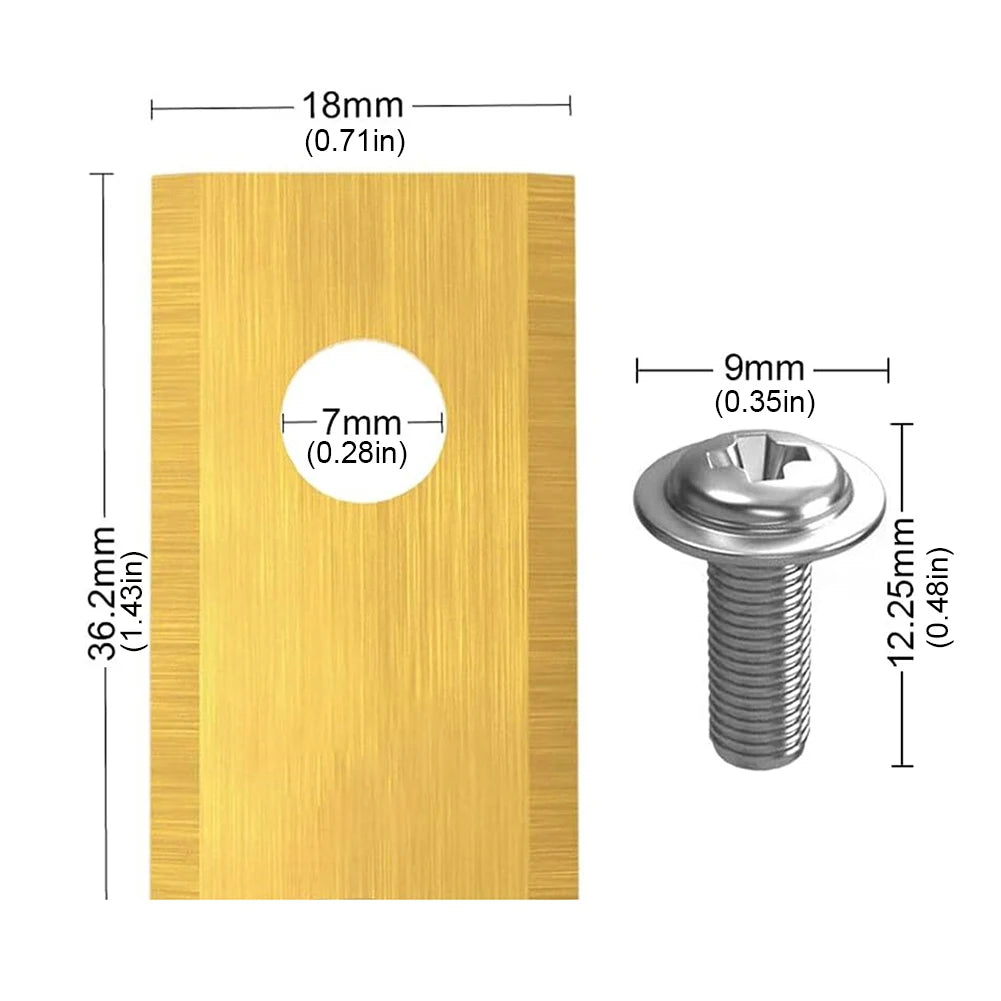 Blades Replacement Stainless Steel Lawn Mower Cutting Blade Robotic Zpaxo
