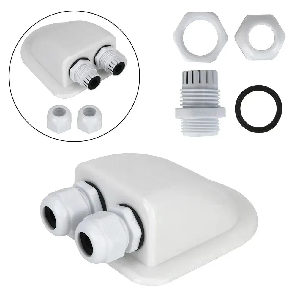 1Solar Junction Box Cable Entry Gland Roof Wire Connector Holder Zpaxo