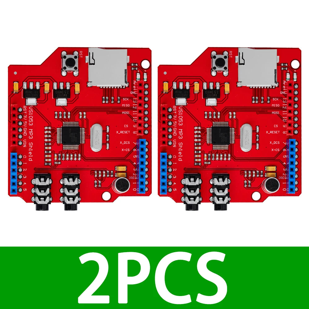 VS1053 VS1053B Stereo Audio MP3 Player Shield Record Decode Zpaxo 2PCS