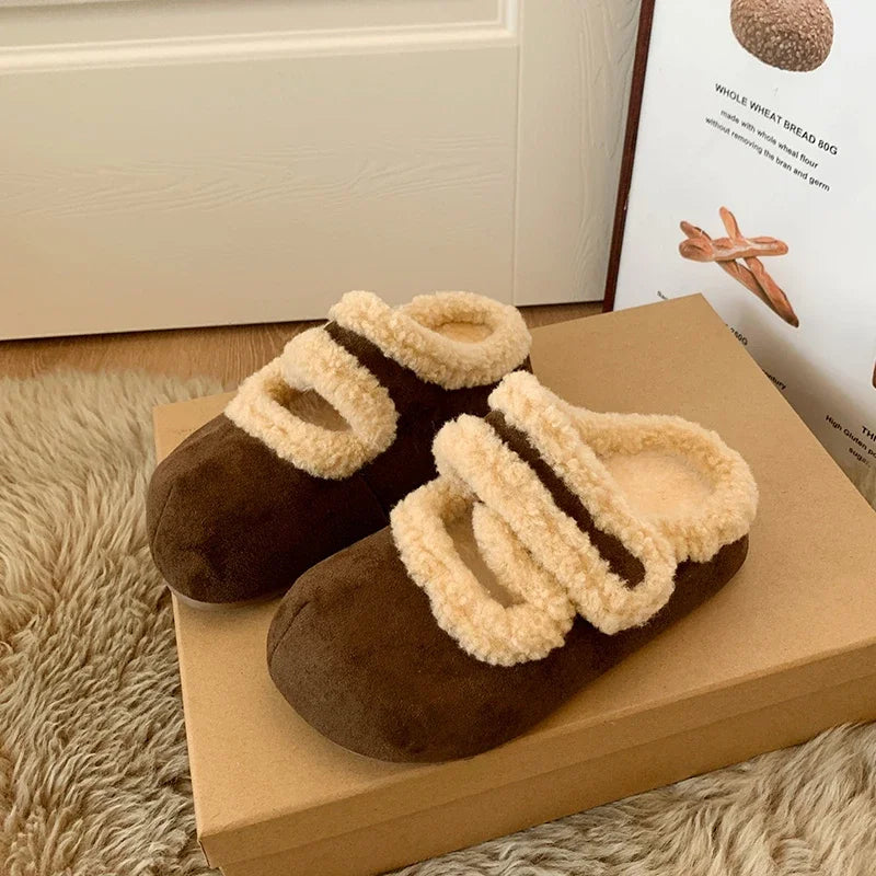 Women Casual Slippers 2025 Winter Fashion Bootie Soft Sole Home Zpaxo