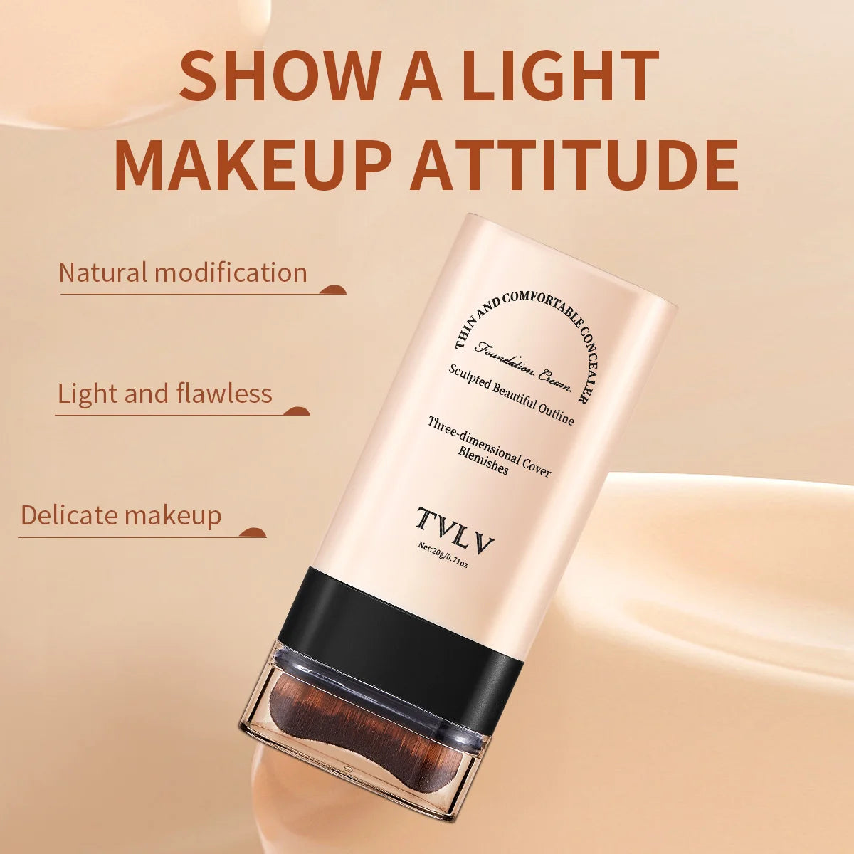 Waterproof Concealer Can Cover Defects Long Time Light Non Greasy Zpaxo
