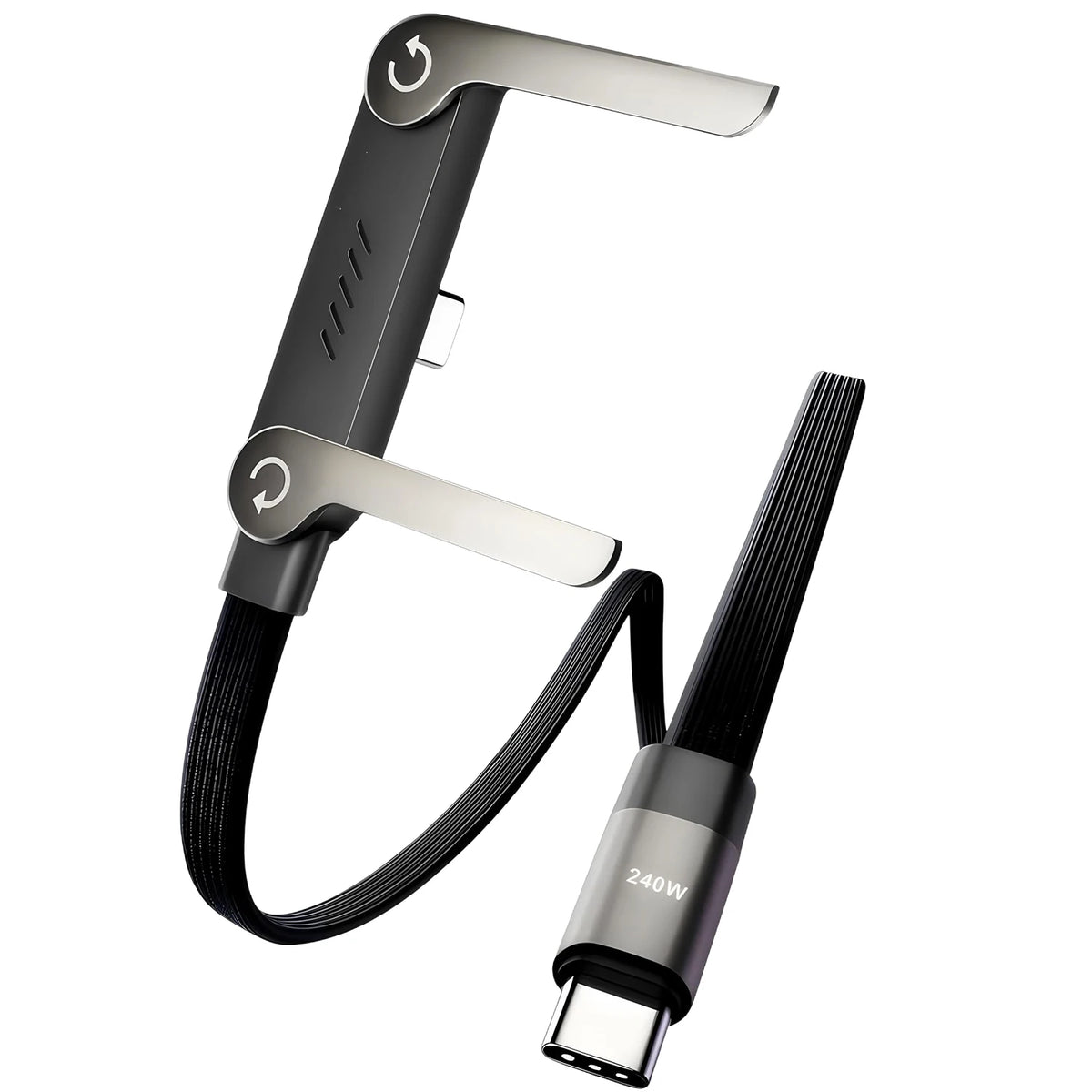 1 240W Fast Charging Foldable Holder Charger Cable Phone Stand Type-c Zpaxo