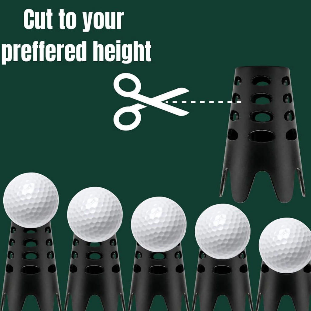 Golf Mat Tee Holder Reusable Portable Tees Height Adjustable Golfs Zpaxo