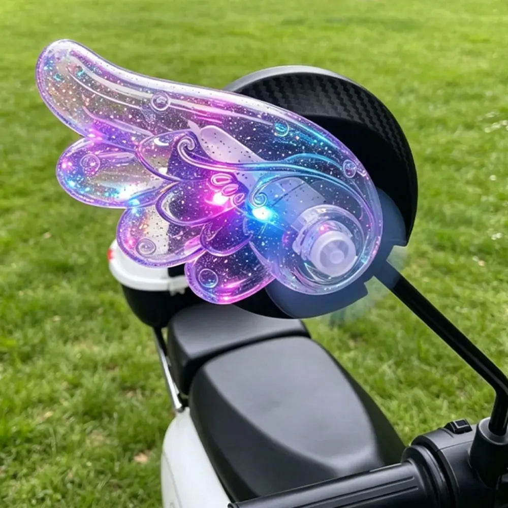 Creative Wind-powered Luminous Wings Waterproof Colorful Lights Zpaxo