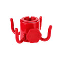 Portable Outdoor Beach Umbrella Hooks Hanger Versatile Space-saving Zpaxo Red