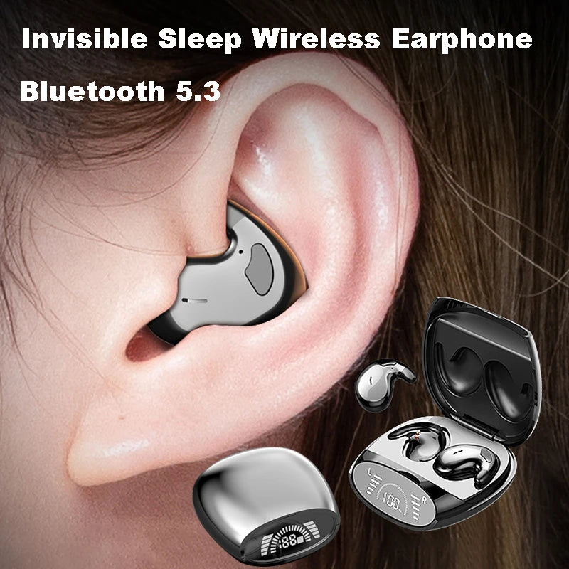 Sleep Invisible Earbuds Tiny Mini Headphones Hidden Noise Cancelling Zpaxo