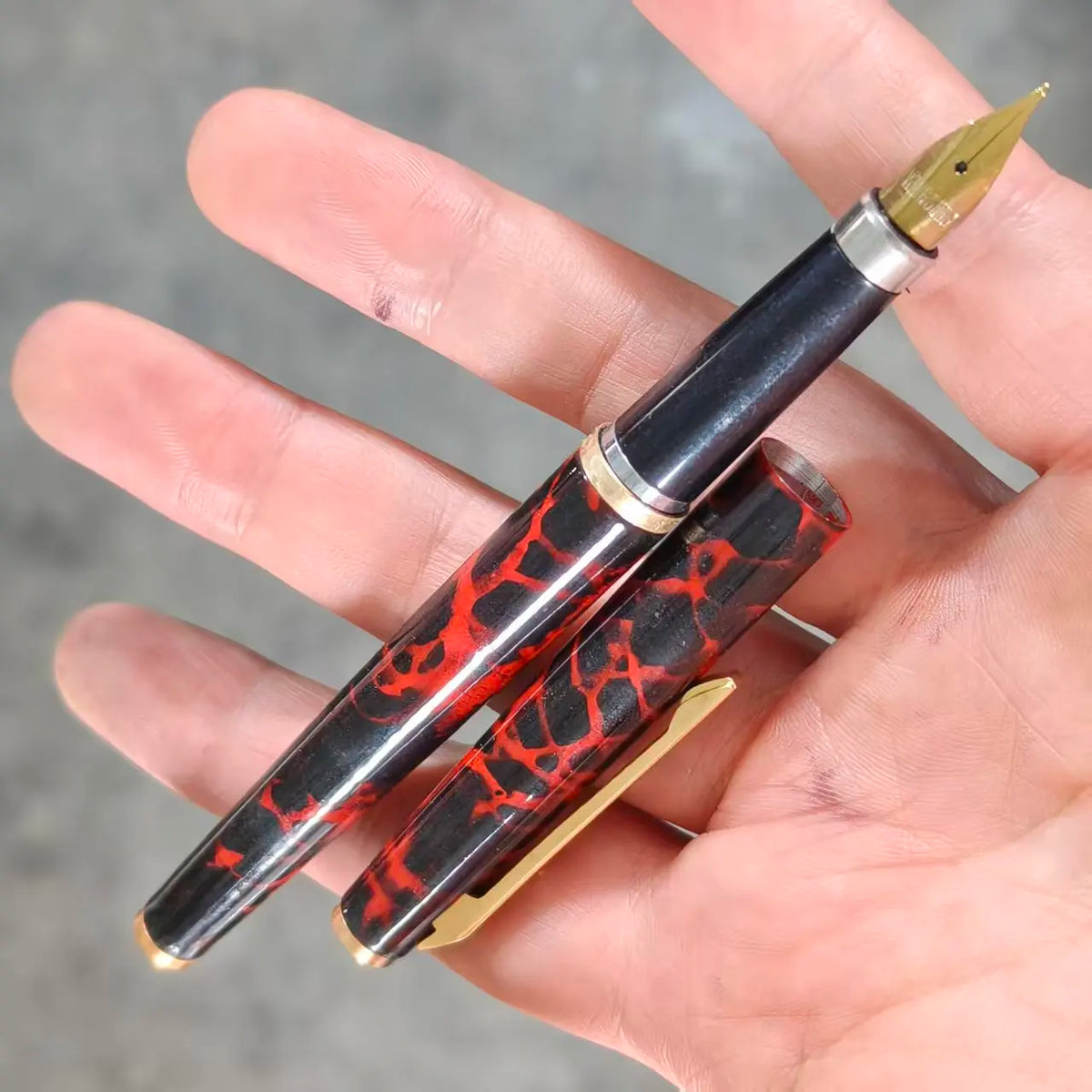 Yong Sheng 223 Fountain Pen, Fine Nib, Students Writing Stationery Collection, Old Vintage, 1990 s, New Zpaxo 223honghua F