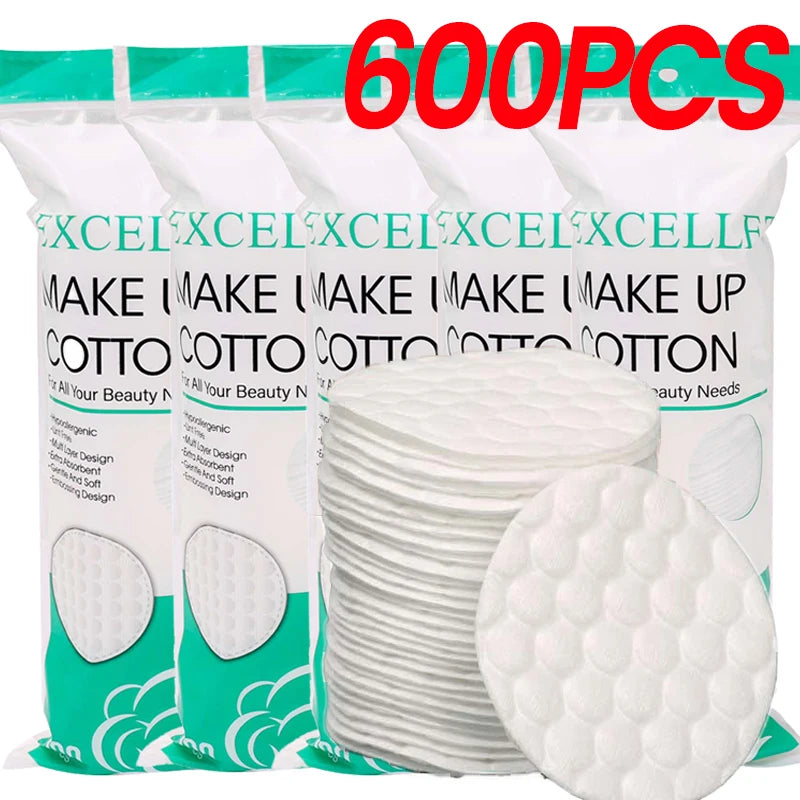 Disposable Soft Circular Makeup Remover Pads Doubles Sided Breathable Zpaxo A Style-600PCS