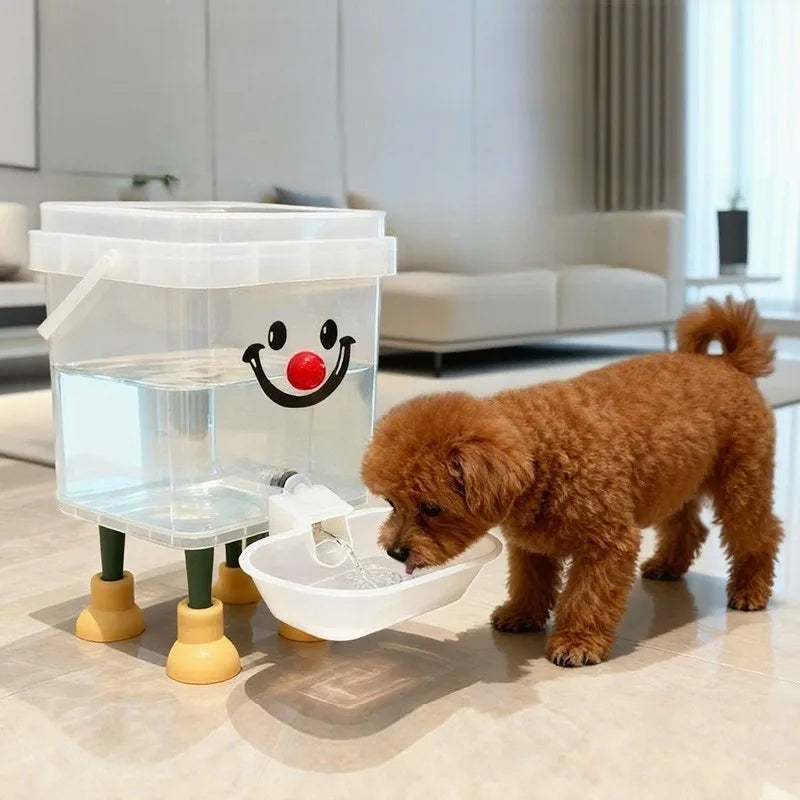 Automatic Pet Water Dispenser No Battery Plug Needed Easy Zpaxo Red nose