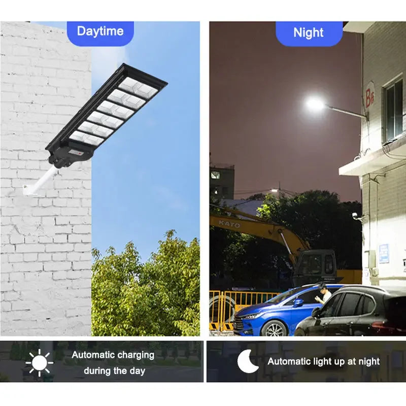Solar Street Light Outdoor 800W 1000W 1200W Waterproof Remote Control Zpaxo