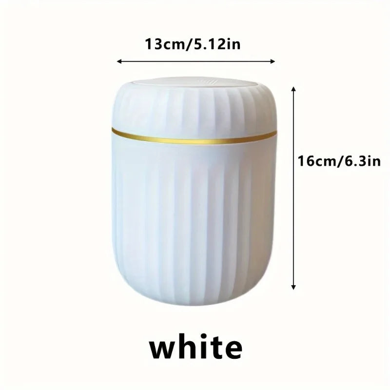 Compact Desktop Mini Trash Can Simple Versatile Waste Bucket Bedroom Zpaxo