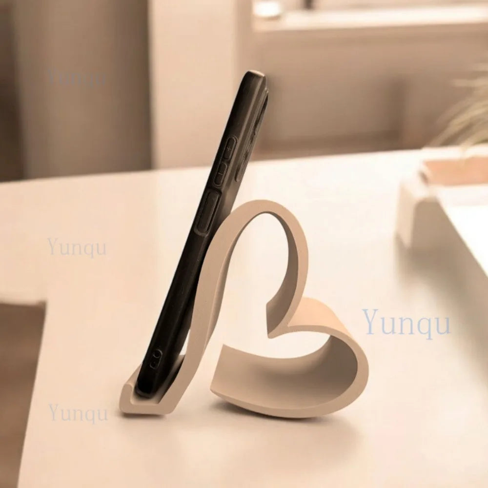 One Heart-shaped Phone Stand 3D Printed Universal Tablet Elegant Zpaxo